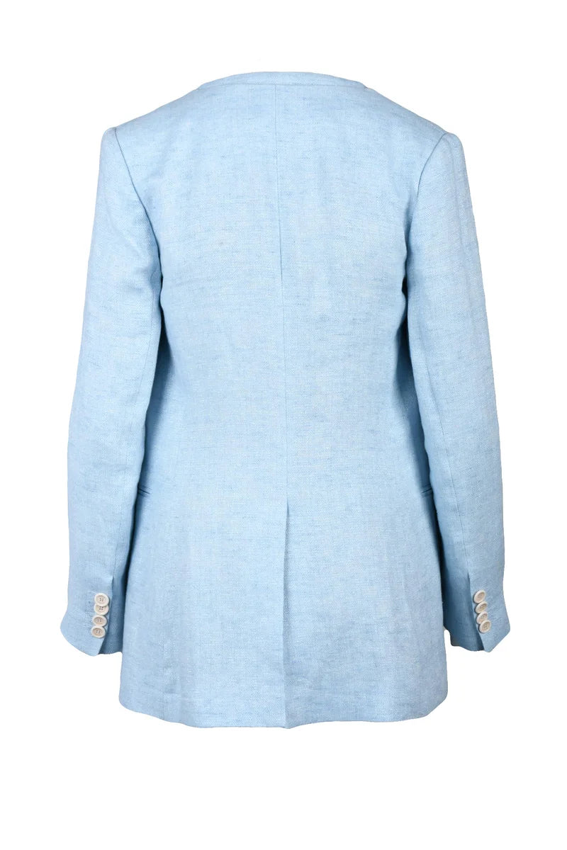 Rounded Blue Jacket