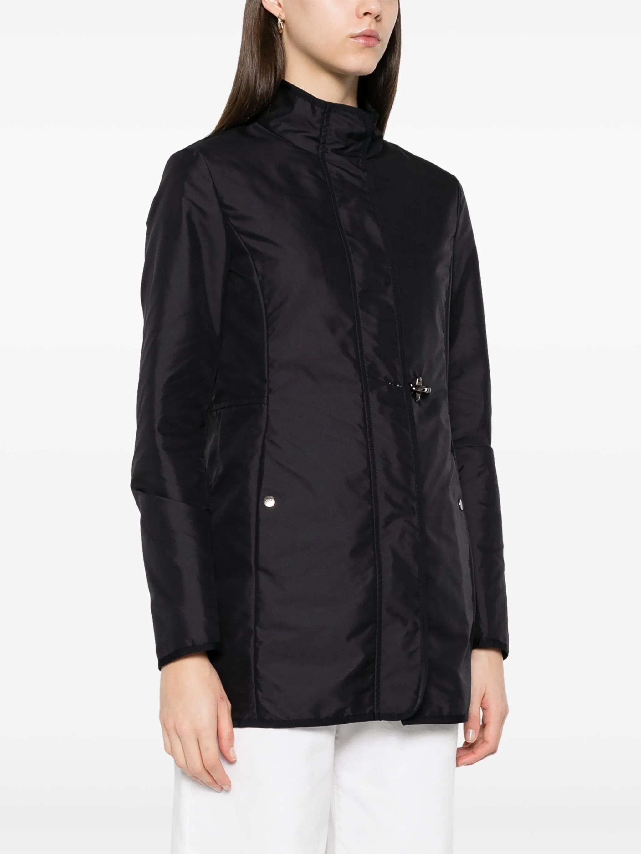 Easy Virginia High Collar Dual Closure Coat