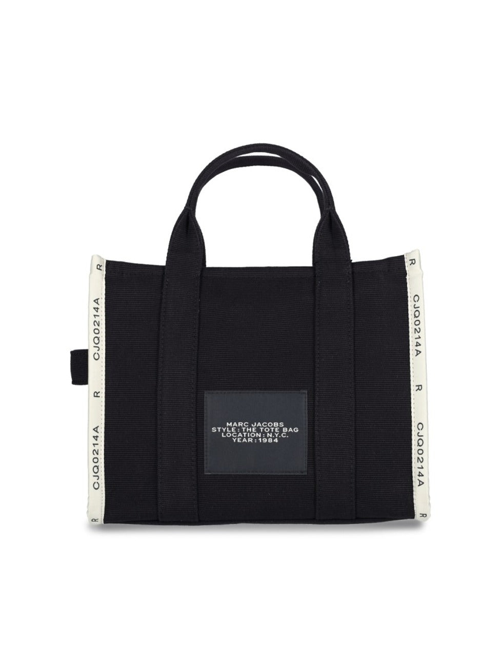 Medium Tote Bag "The Jacquard Tote" – Black