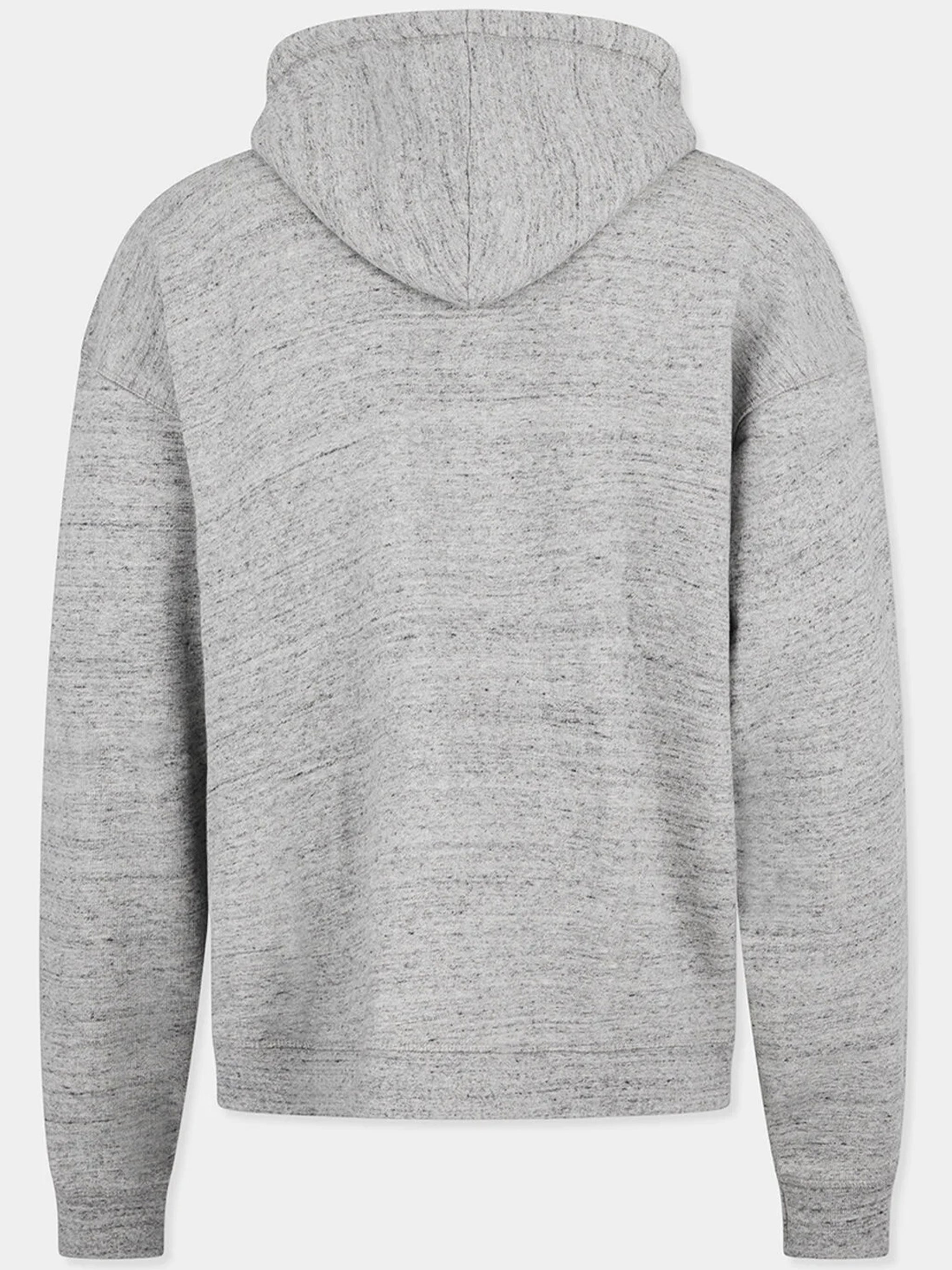 Felpa Con Zip Grey Zip-Up Hoodie