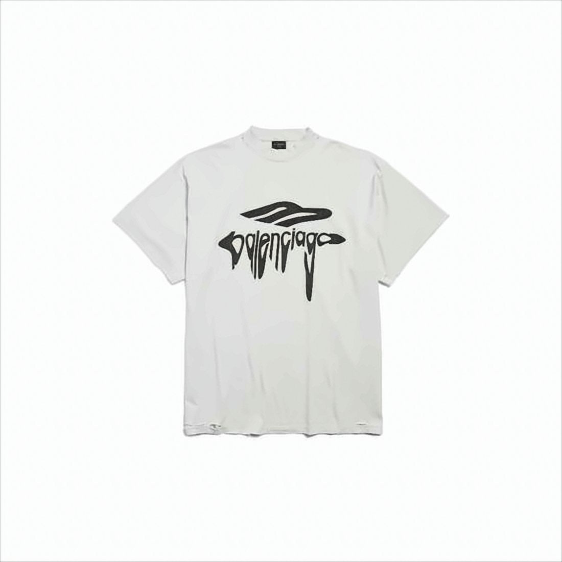 Short-Sleeved T-Shirt with Abstract Graphic Print