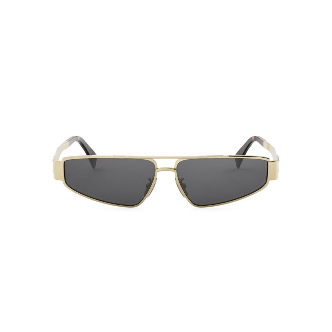 Cl40318u Metal Frame Sunglasses