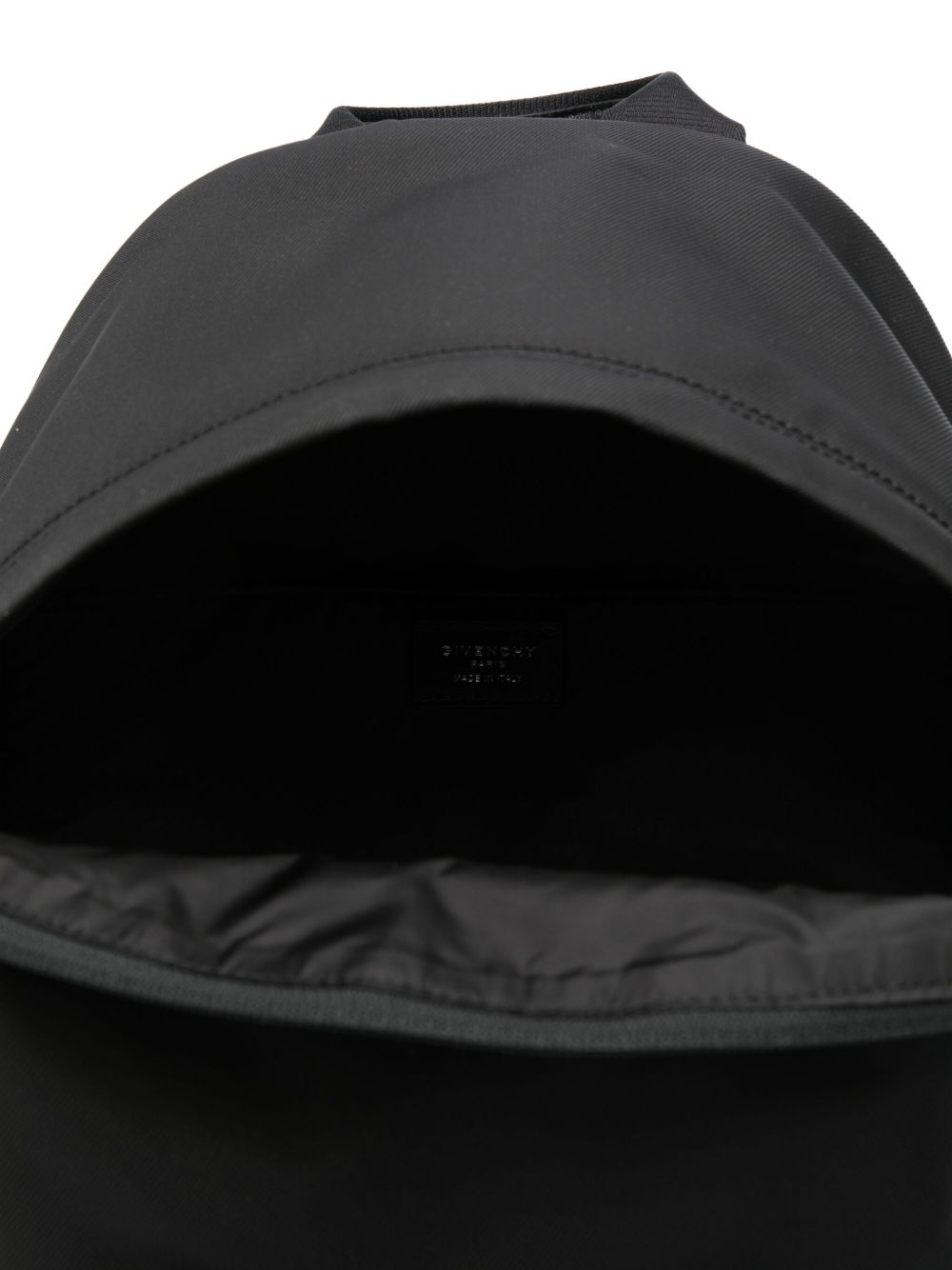 Black Polyamide Bag With Adjustable Strap