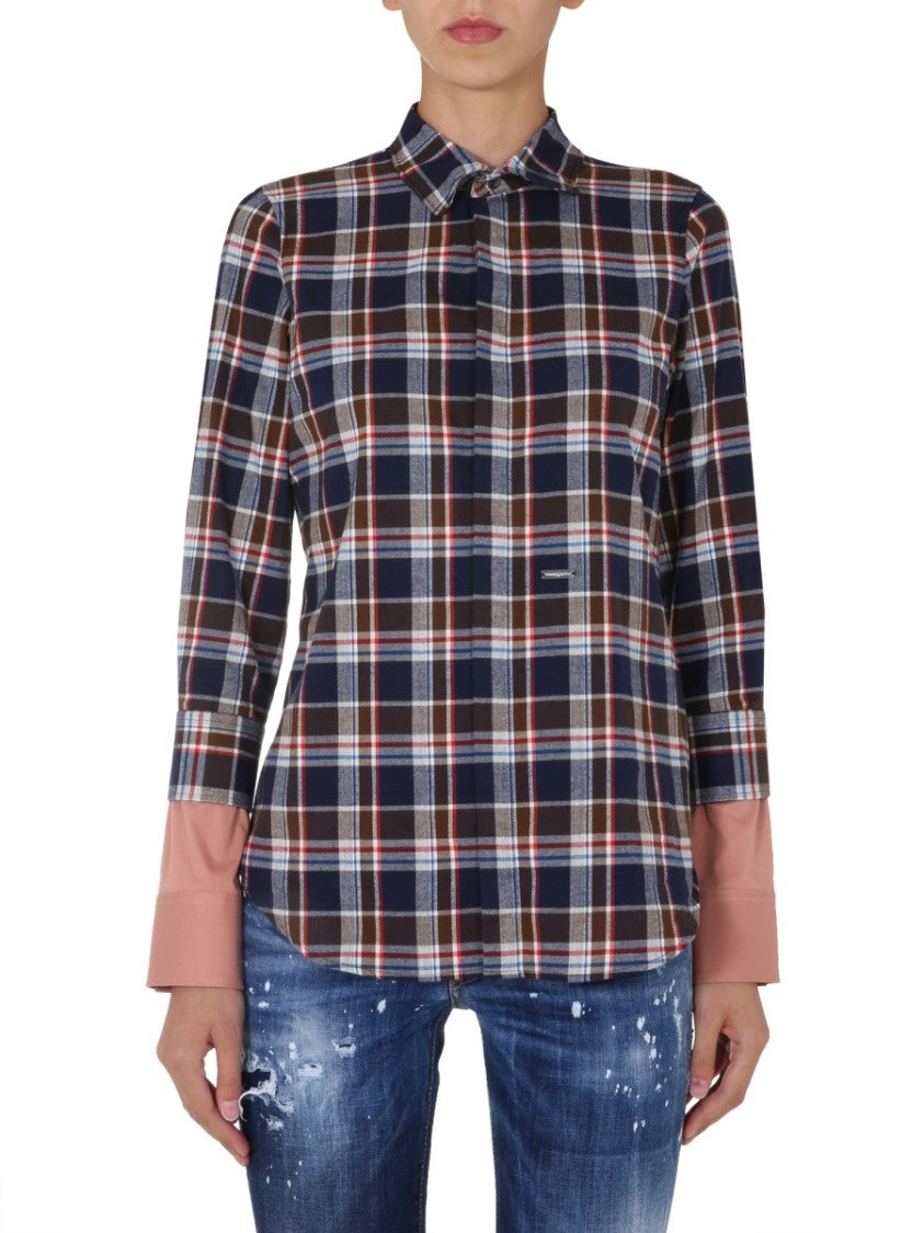 Front Button Flannel Shirt