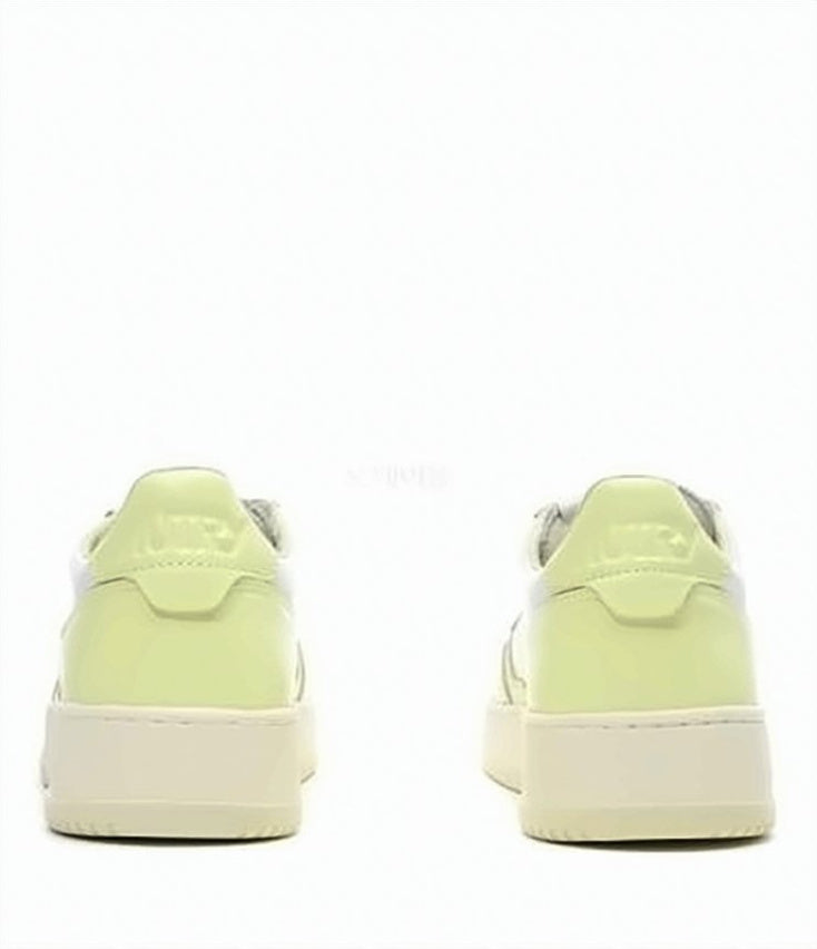 Low-Top Sneakers with Smooth Leather Upper
