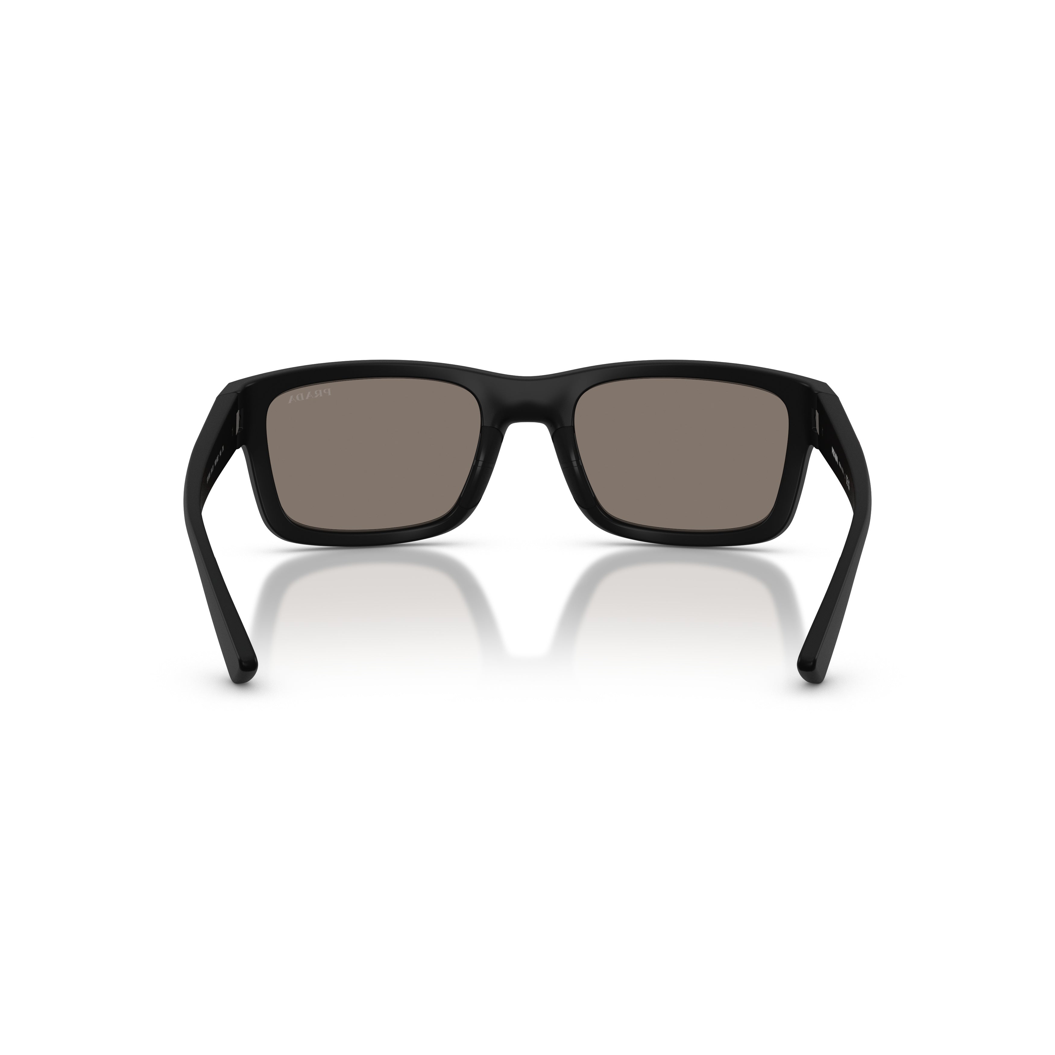 0ps B10s Matte Black Rectangular Sunglasses