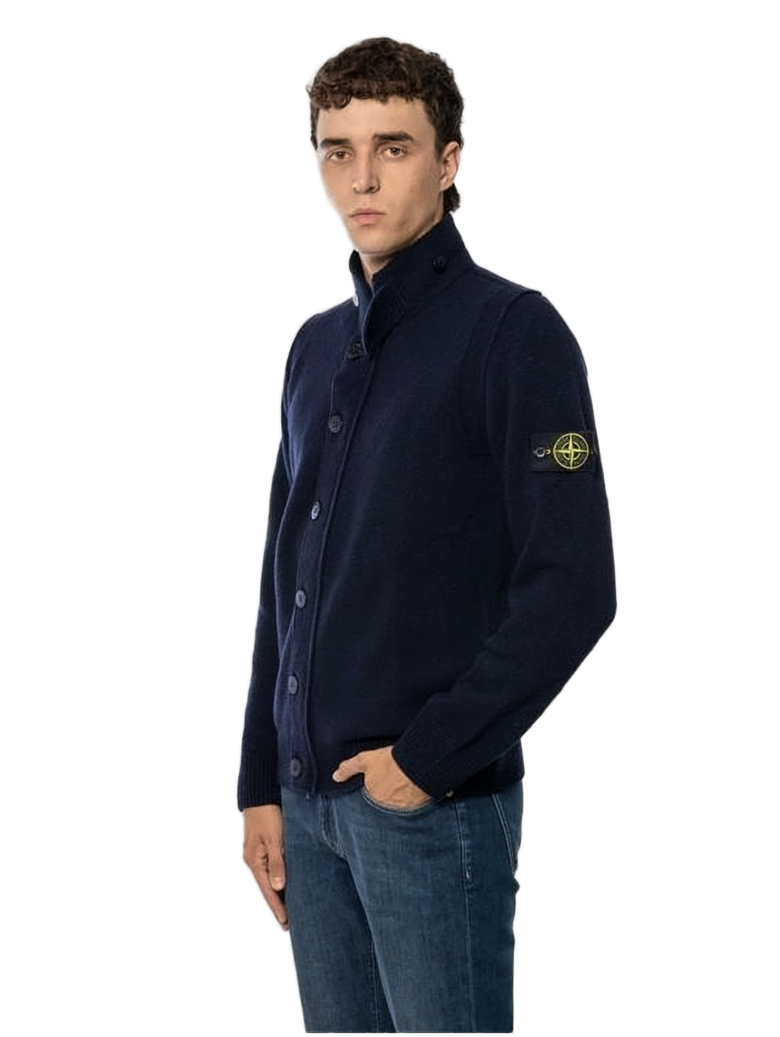Deep Navy Knit Cardigan