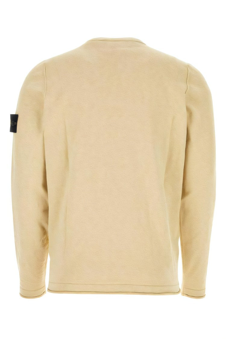 Crew Neck Sweater with Subtle Texture