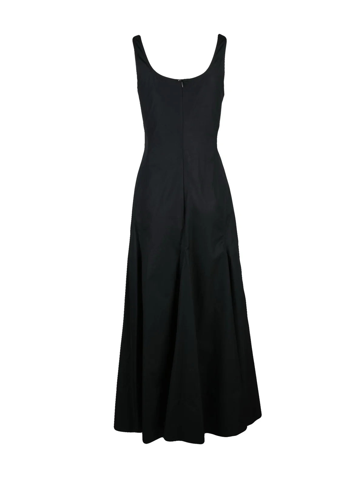 Black Galante Cotton Ruched Dress