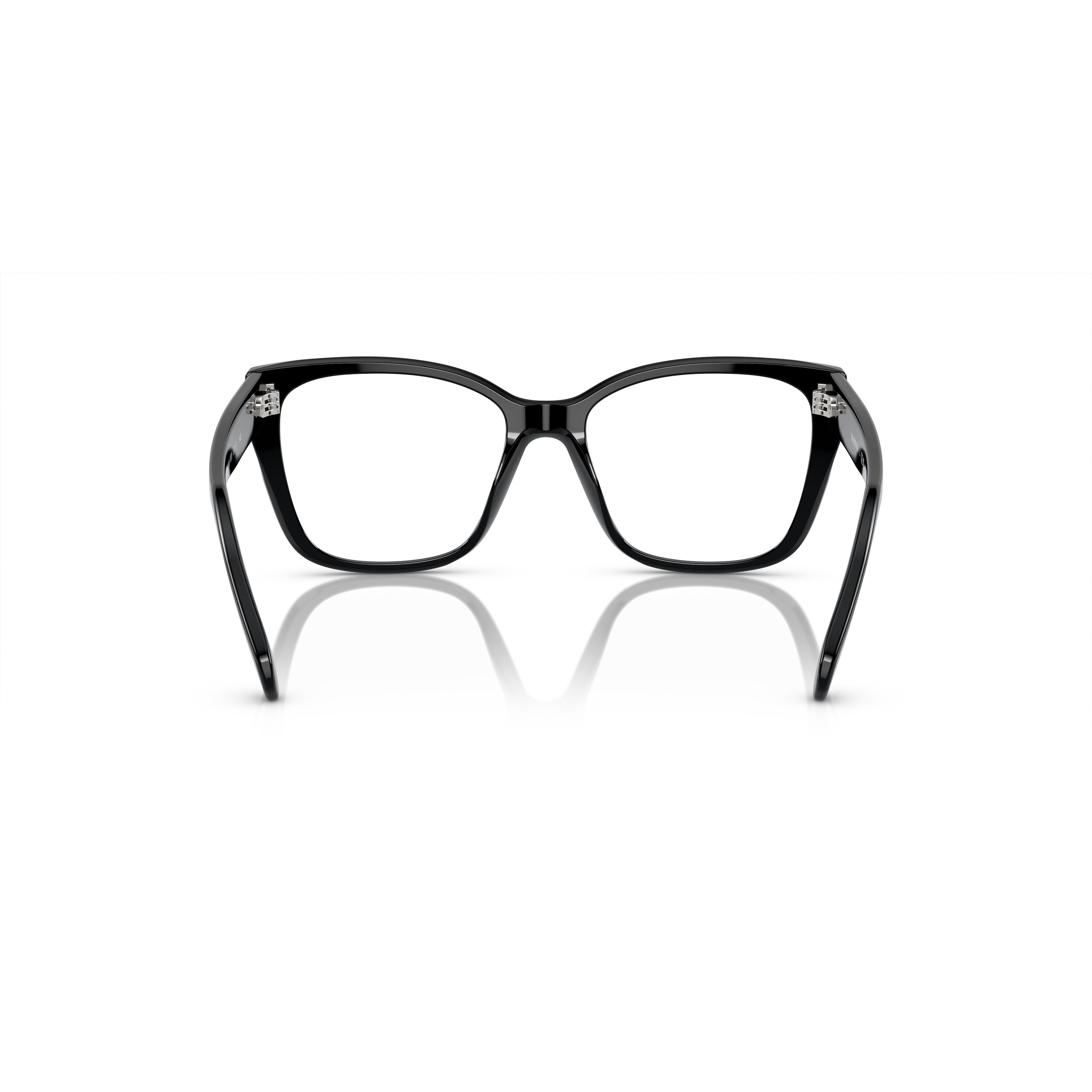 0Sk2008 Oversized Square Frame Eyeglasses with Crystal Embellishments