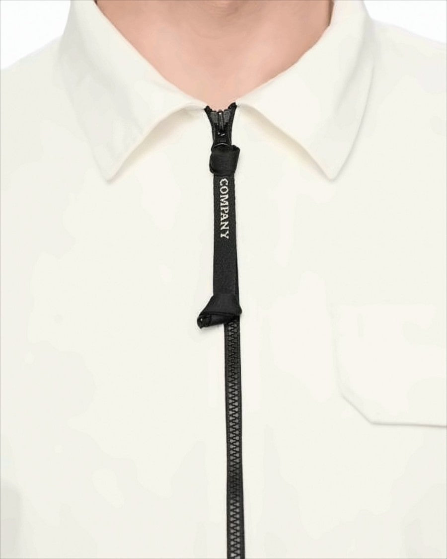 Minimalist Front-Zipper Jacket with Classic Collar