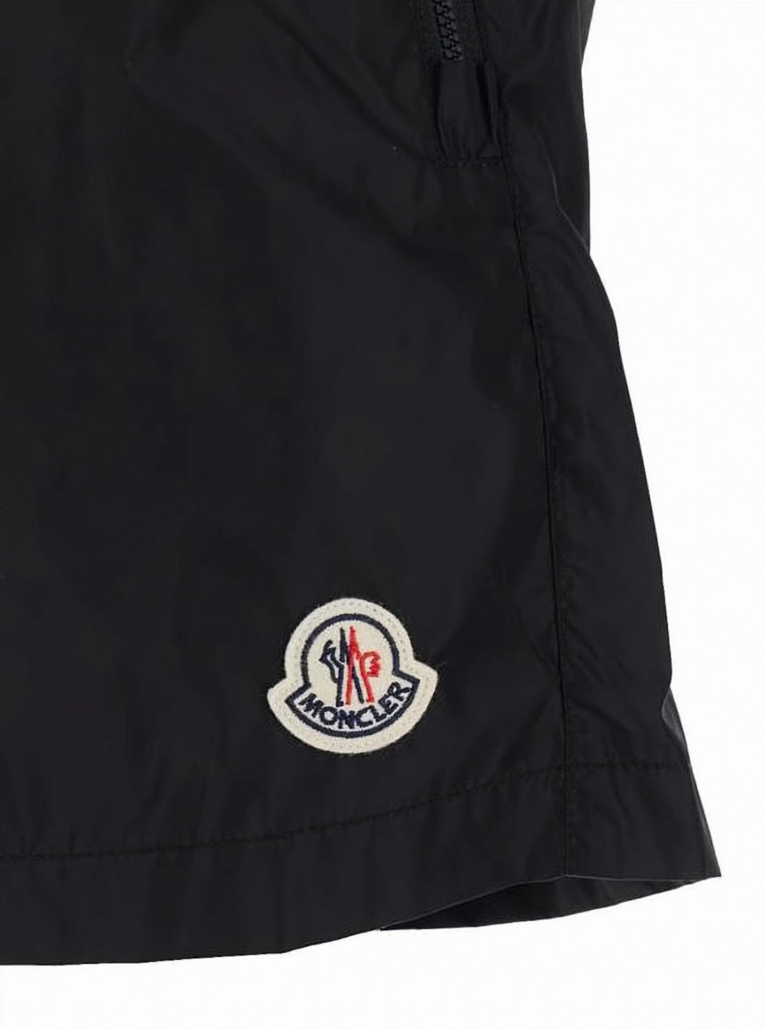 Black Swim Shorts with Elastic Waistband