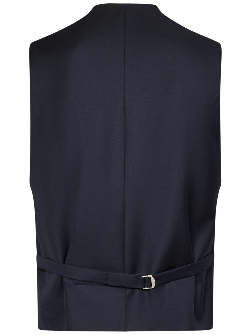 Midnight Blue Double-Breasted Waistcoat