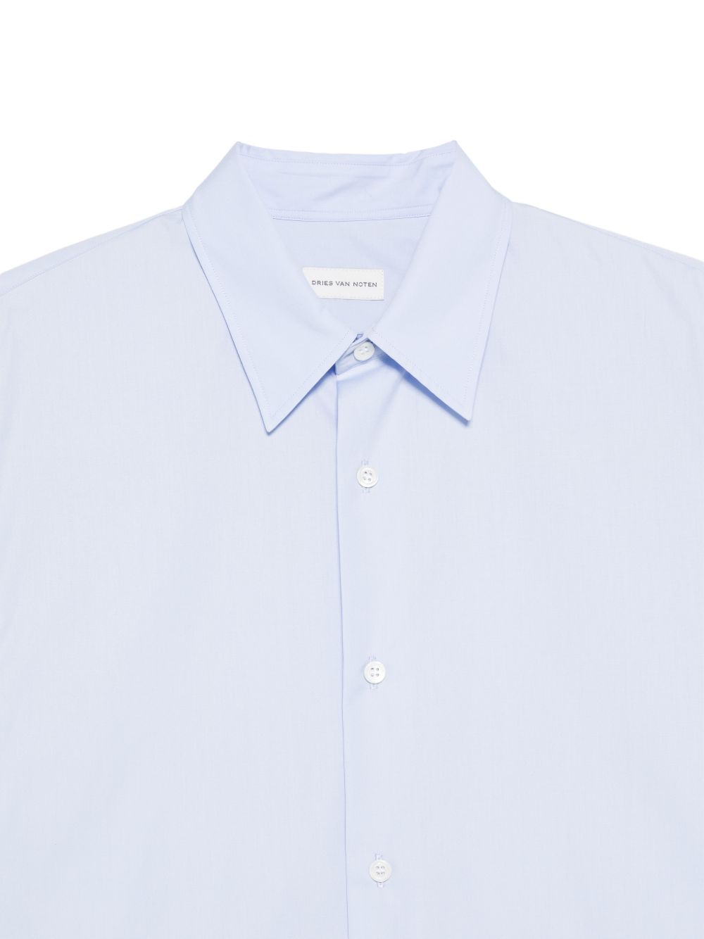 Point Collar Light Blue Shirt