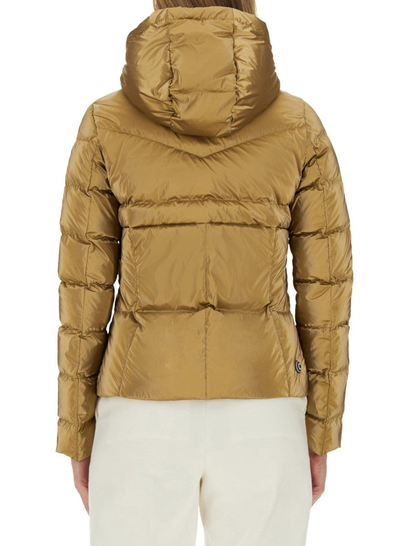 Fitted Down Jacket With Hood
