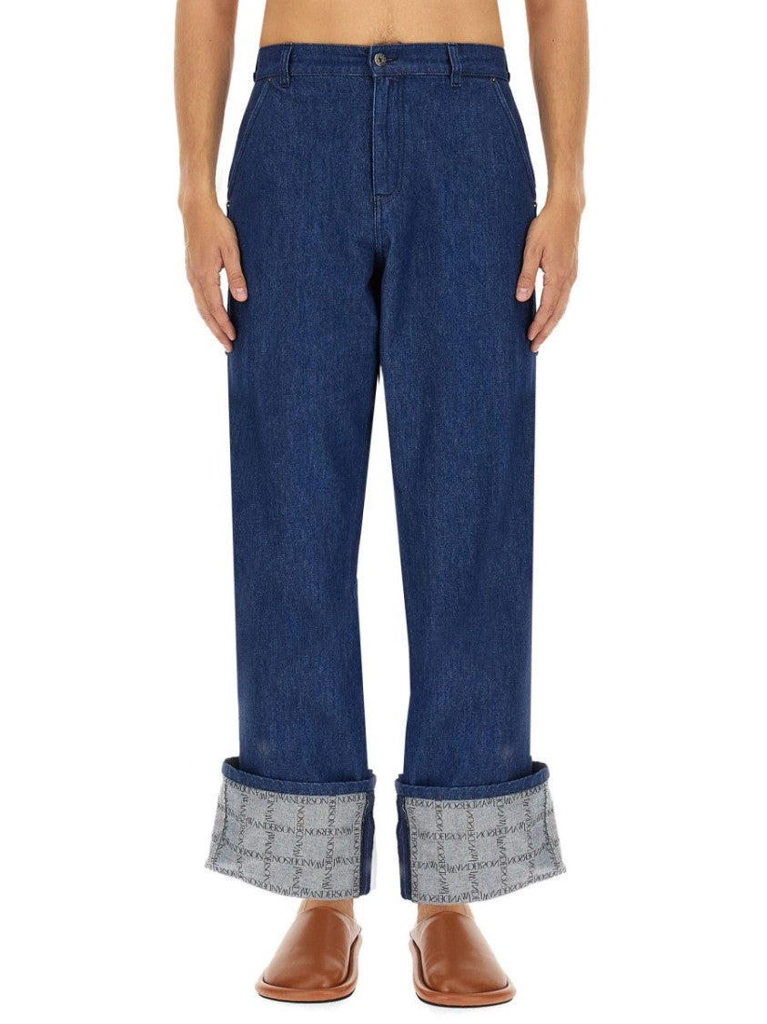 High-Waisted Relaxed Fit Jeans