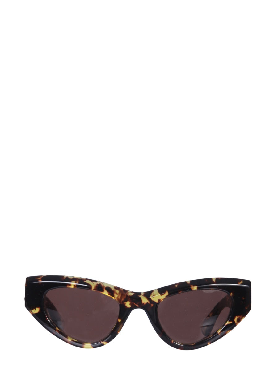 Cat-Eye Sunglasses with Distinctive Bridge Design