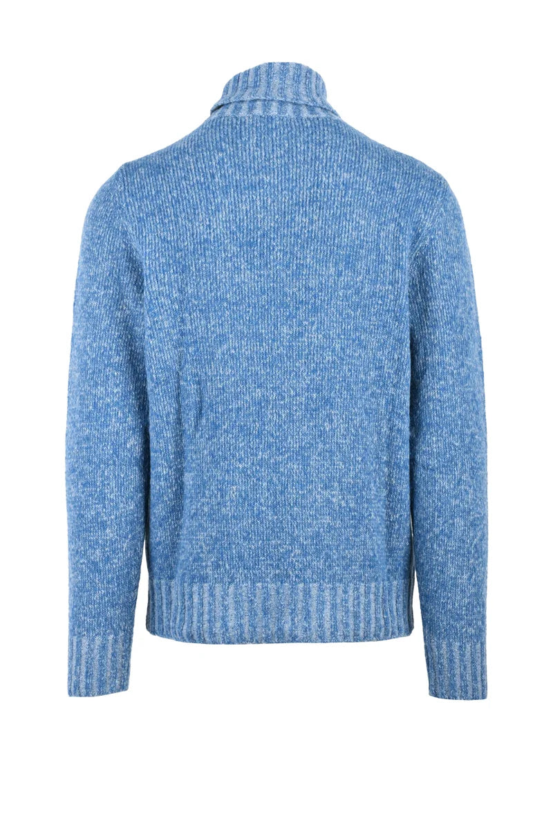 High Neck Sweater Light Blue