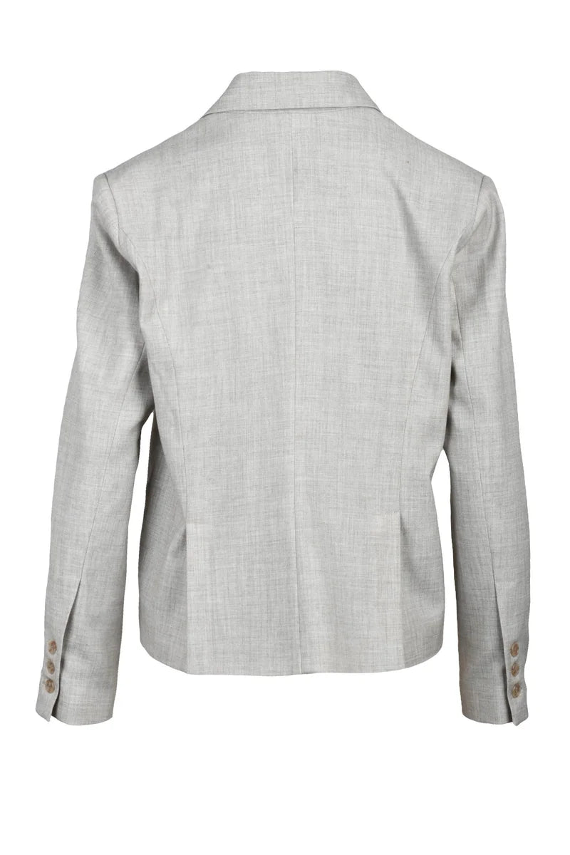 Double-Breasted Jacket - Beige