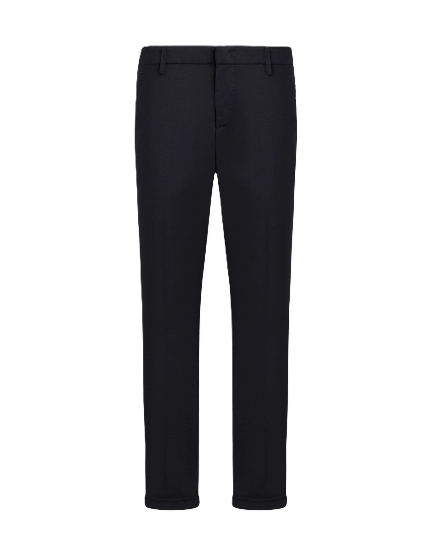 Slim-Fit Black Jeans with Mid-Rise Waist