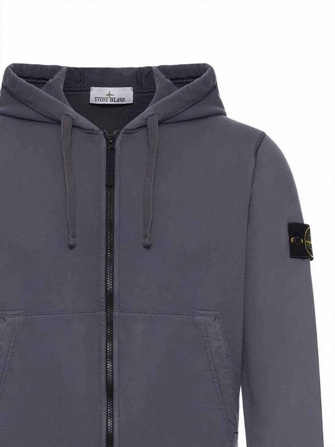 Organic Cotton Fleece Zip-Up Hoodie with Drawstring