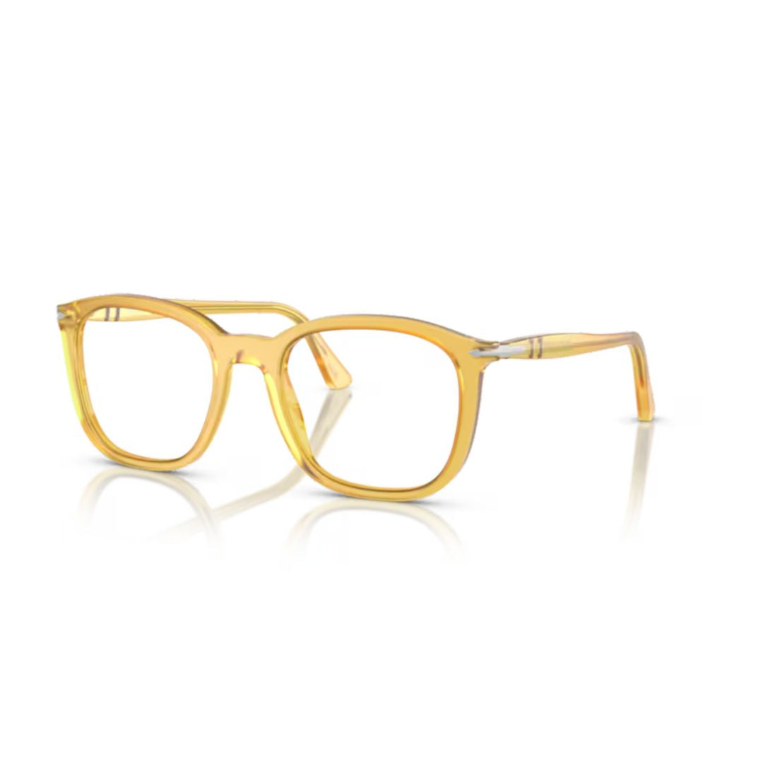 3355v Vista Translucent Yellow Acetate Square Sunglasses