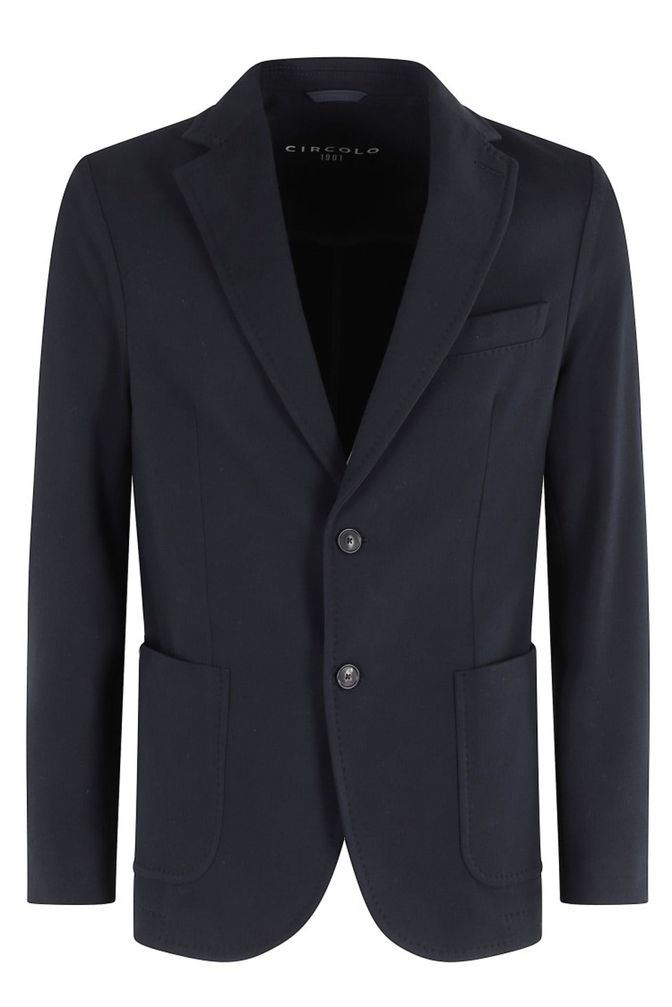 Tailored Night Blue Sweatshirt Jacket