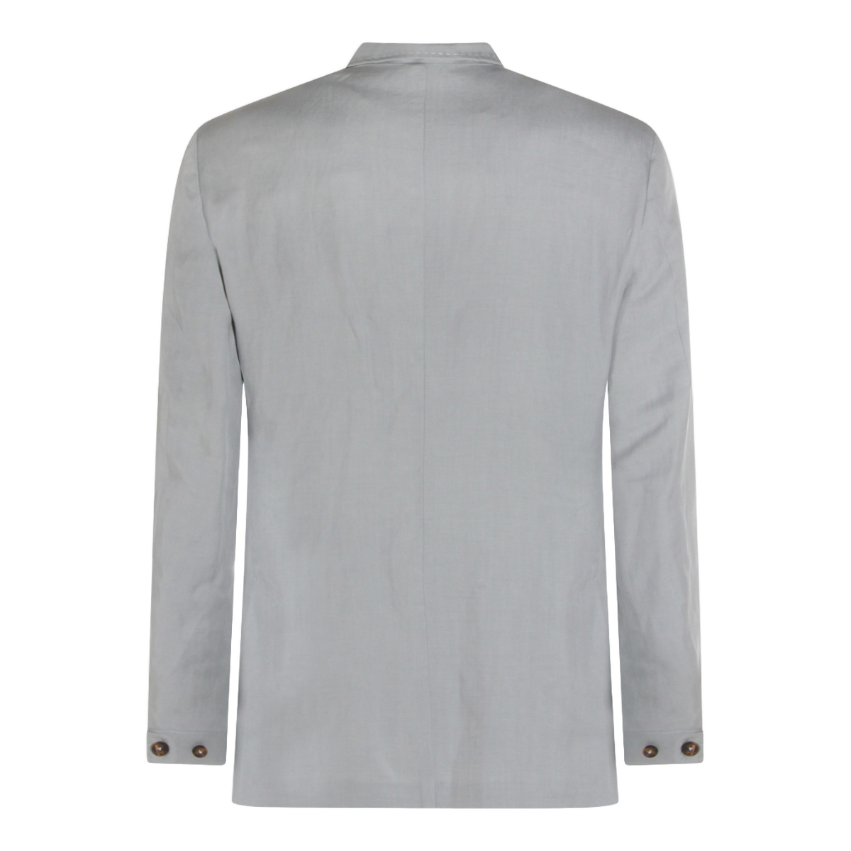 Tailored Light Grey Jacket With Notched Lapel