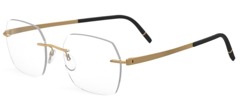 Geometric Silhouette Optical Frames with Minimalist Temples