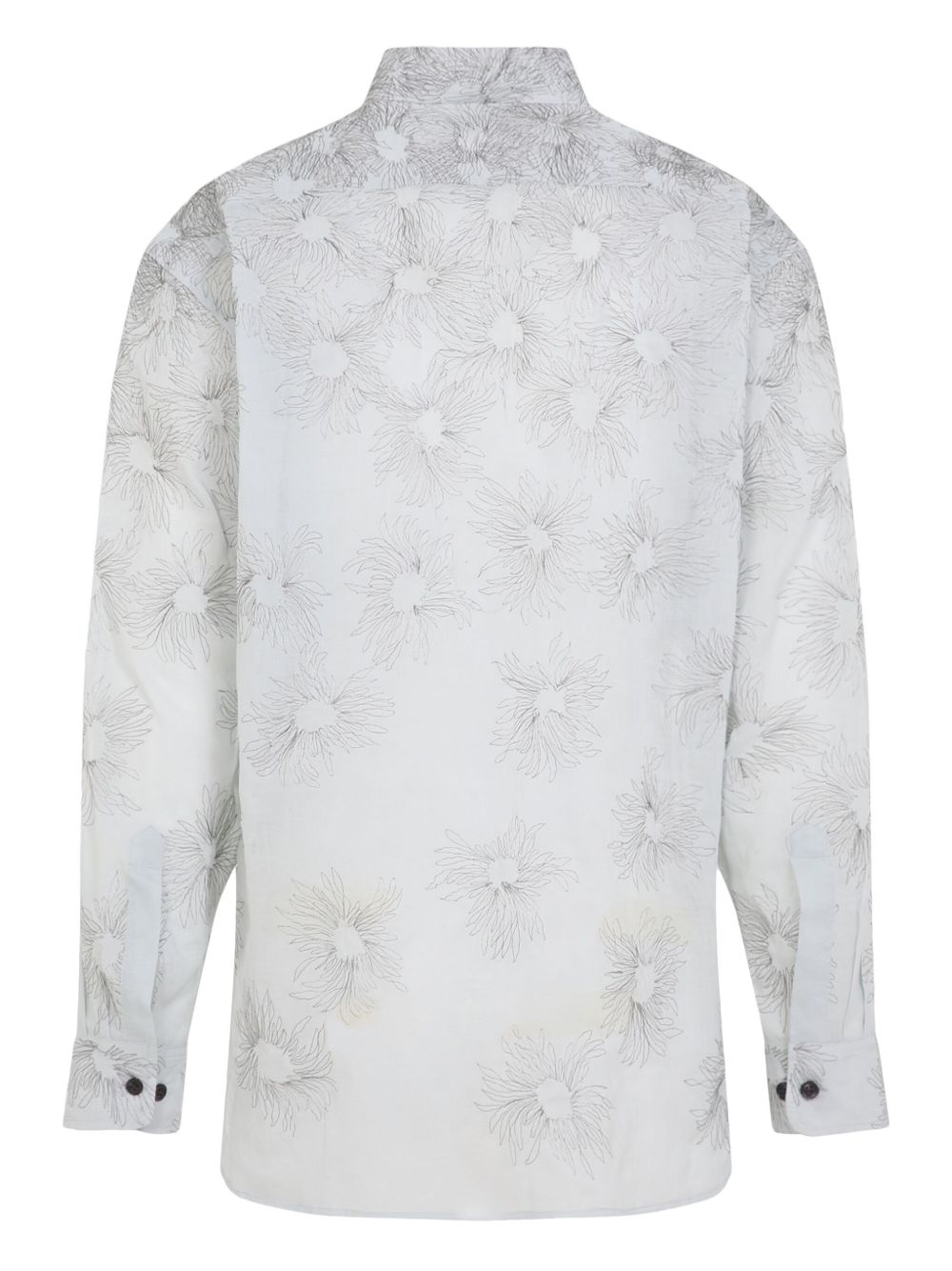 Floral Patterned Button-Up Shirt
