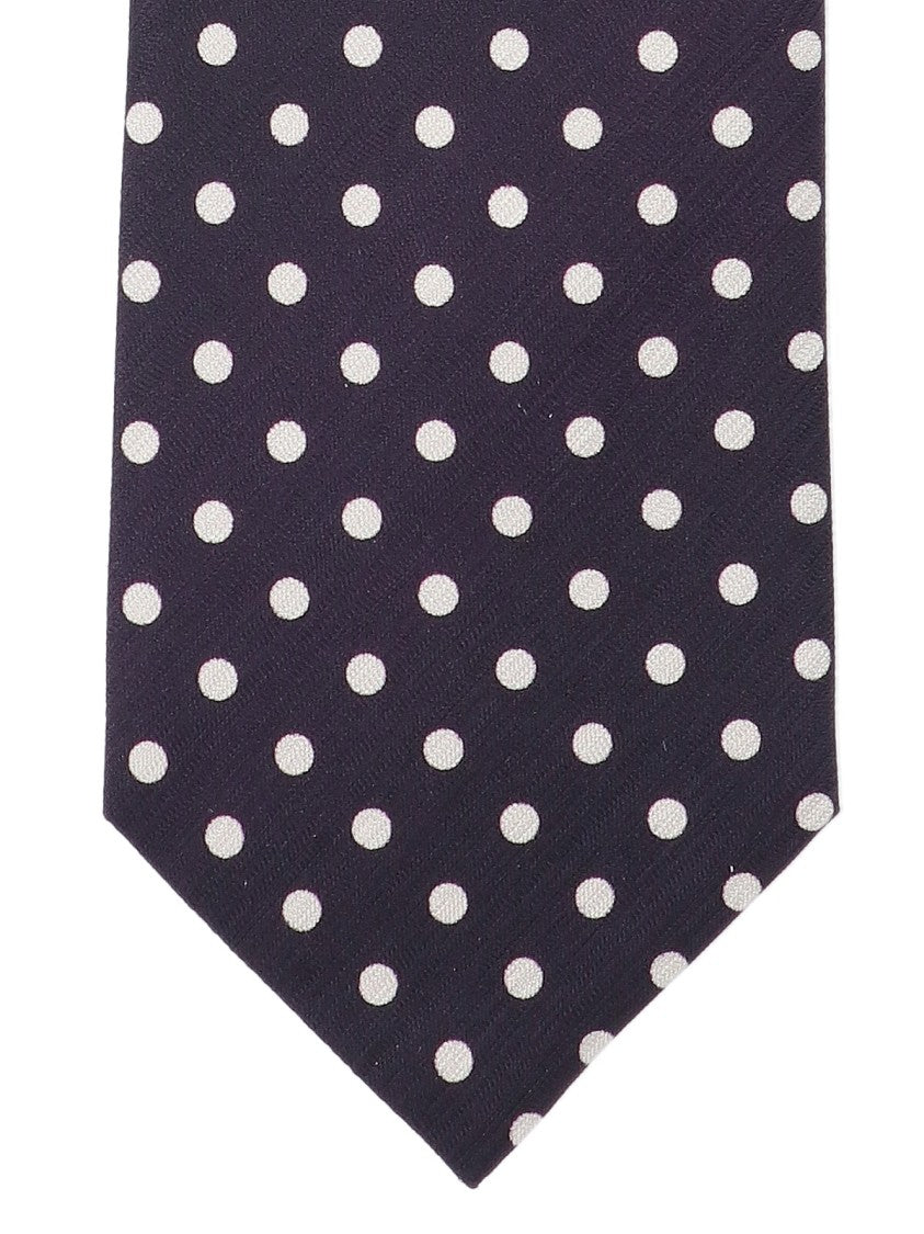 Silk Tie In Rich Purple