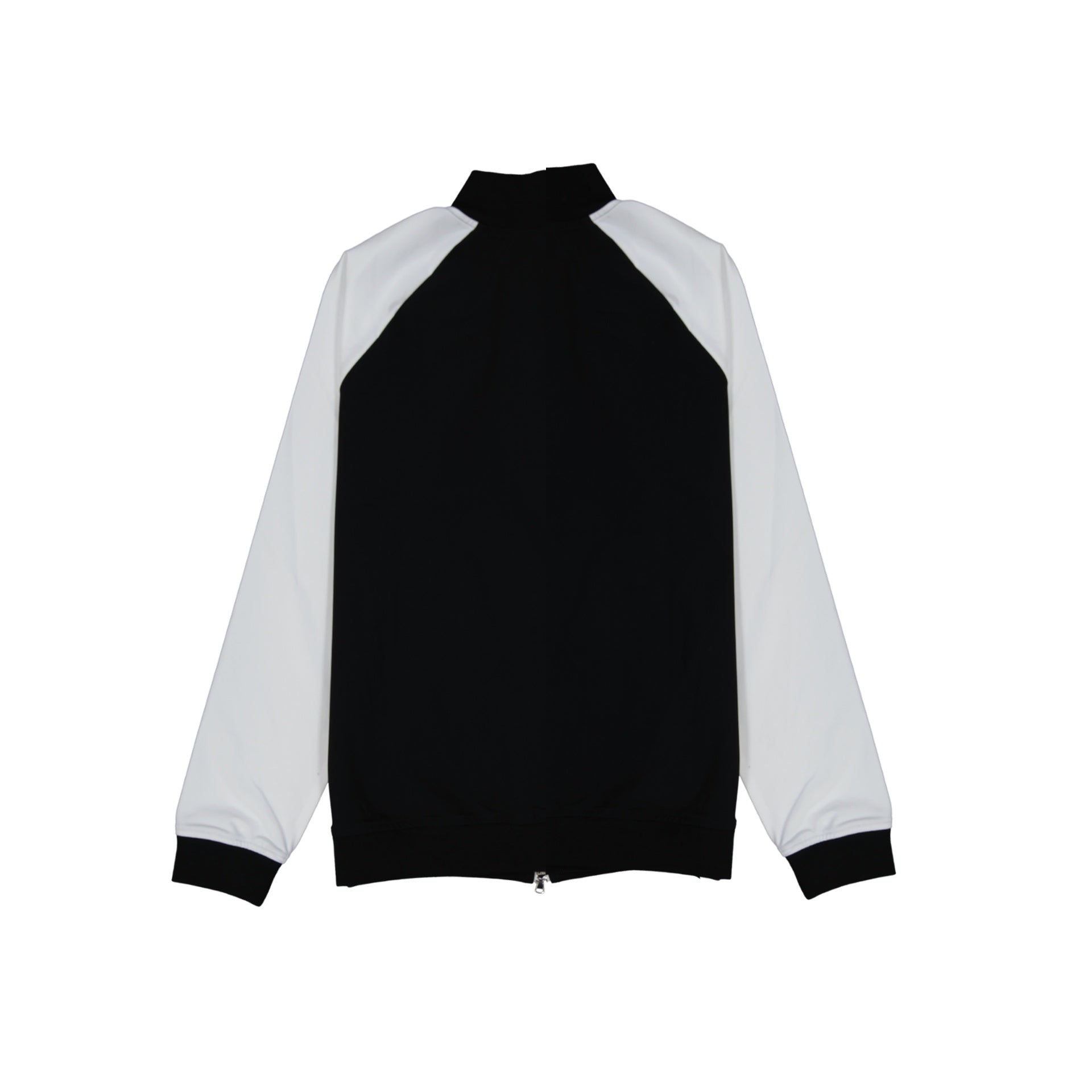 Two-Tone Logo Bomber Jacket With Smooth Fit
