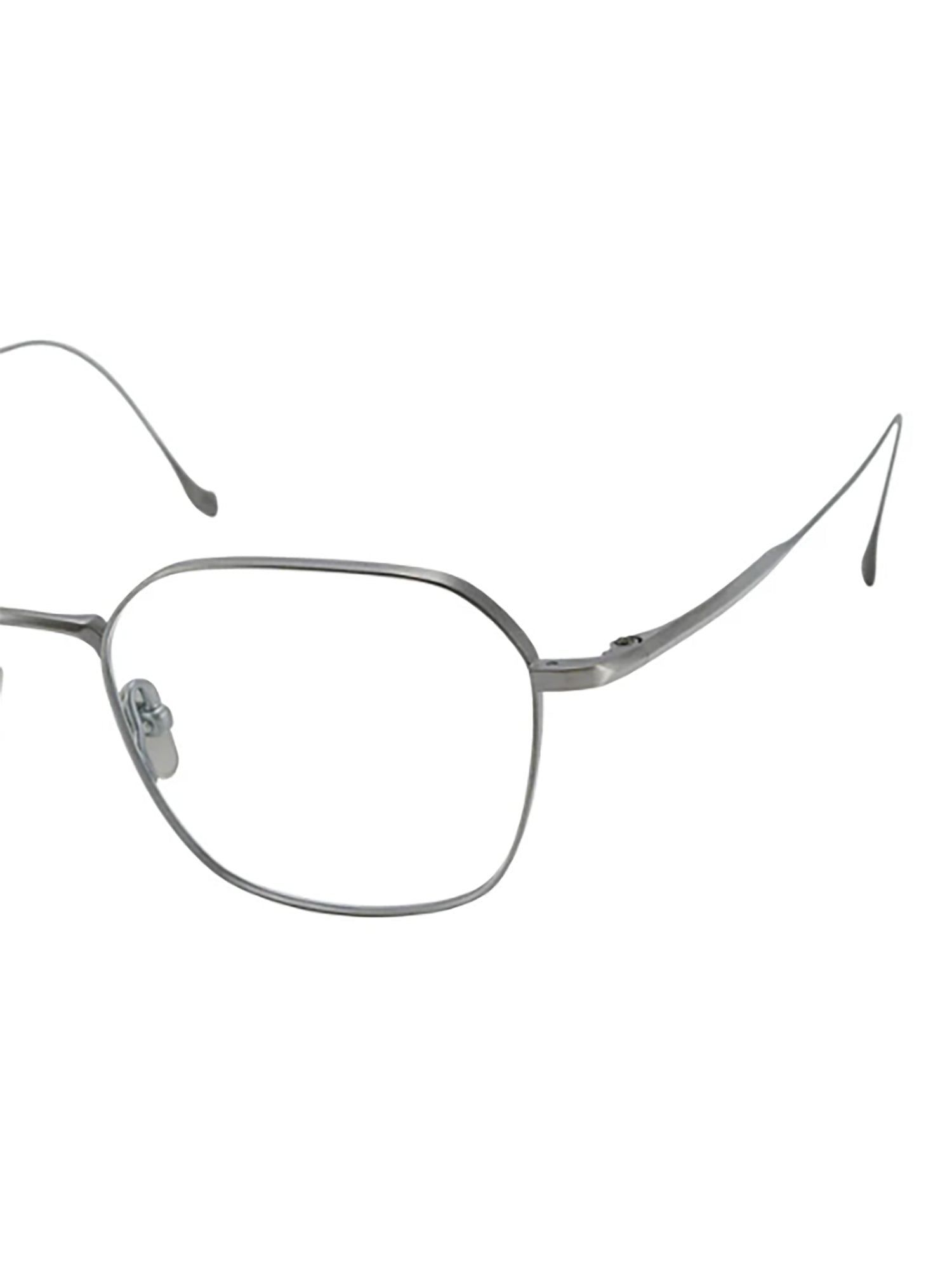 Minimalist Titanium Frame Sunglasses with Polished Finish