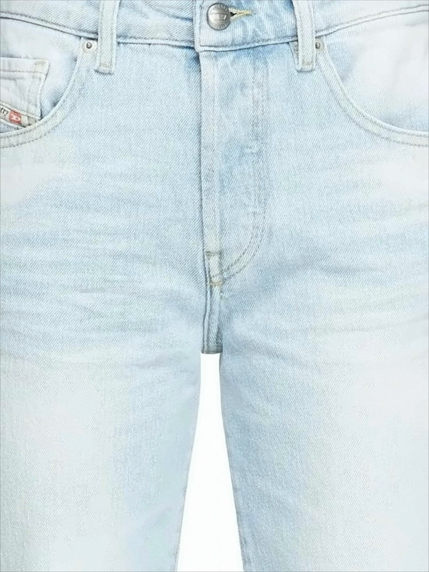 Light Wash Denim Trousers