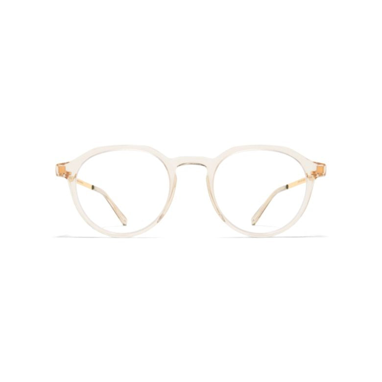 Saga Translucent Acetate Round Frame Eyeglasses