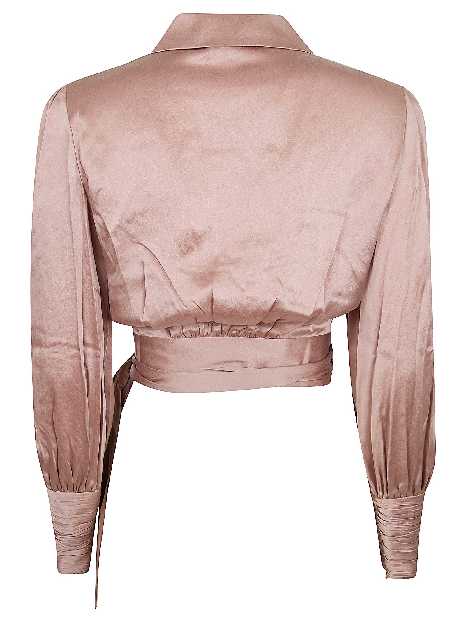 Silk Wrap Top