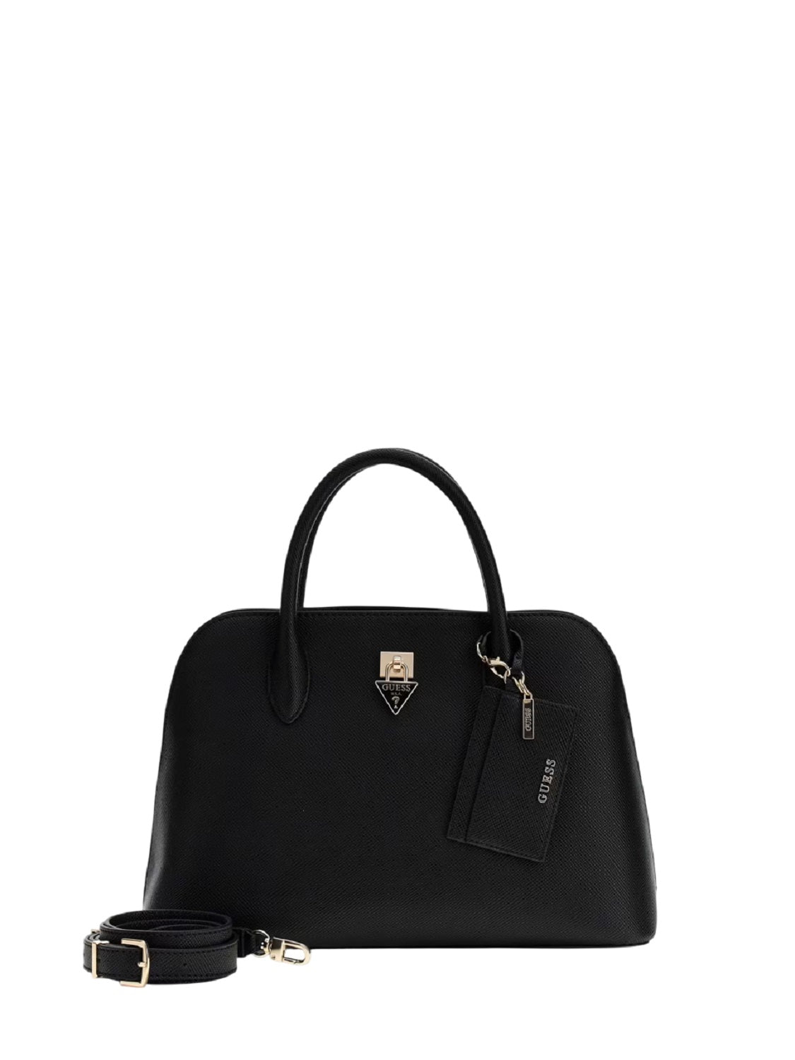 Structured White Handbag