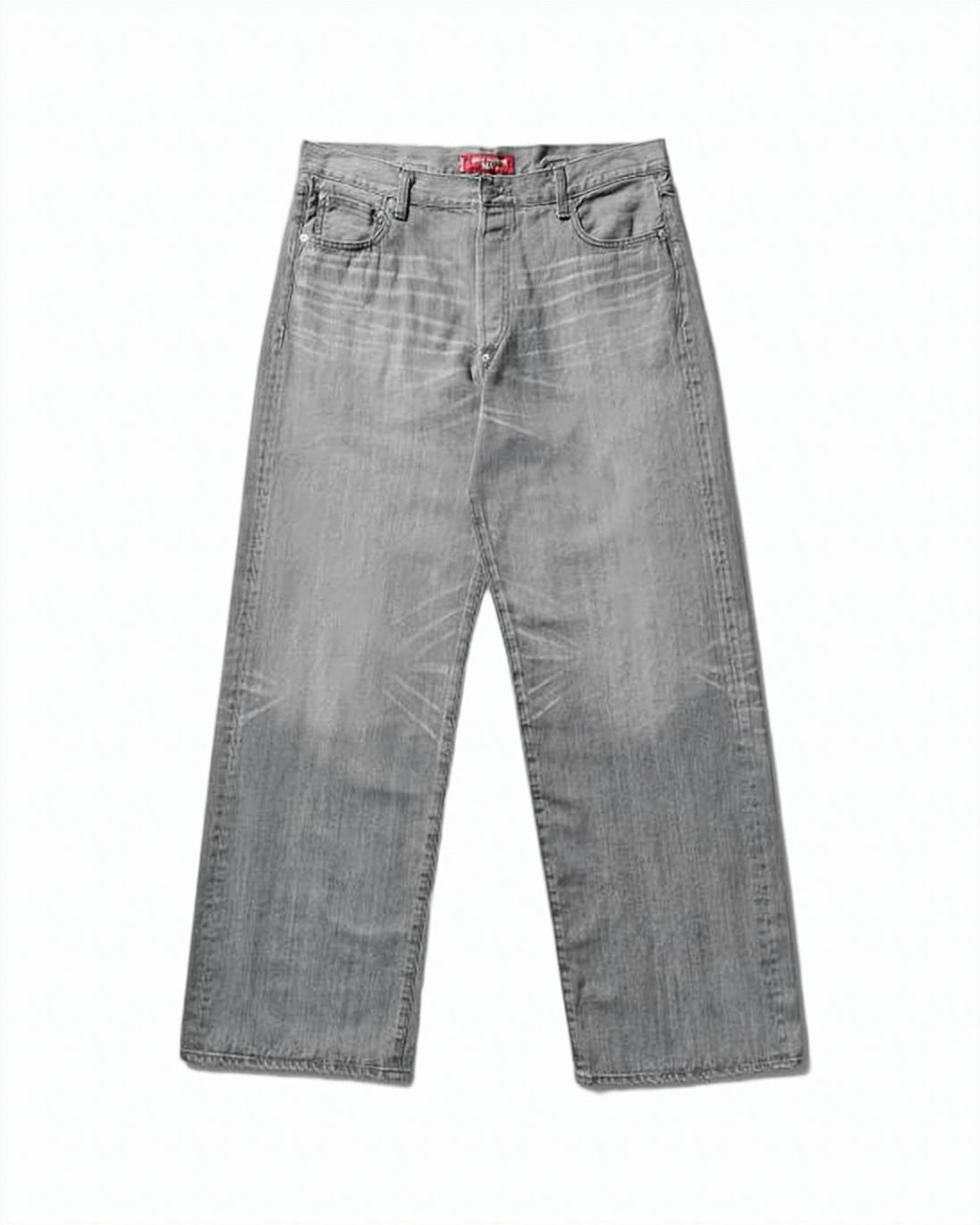 Relaxed Wide-Leg Denim Trousers