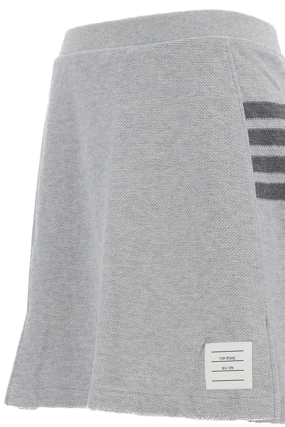 Pleated Milano Stitch Skirt with Signature Grosgrain Tab