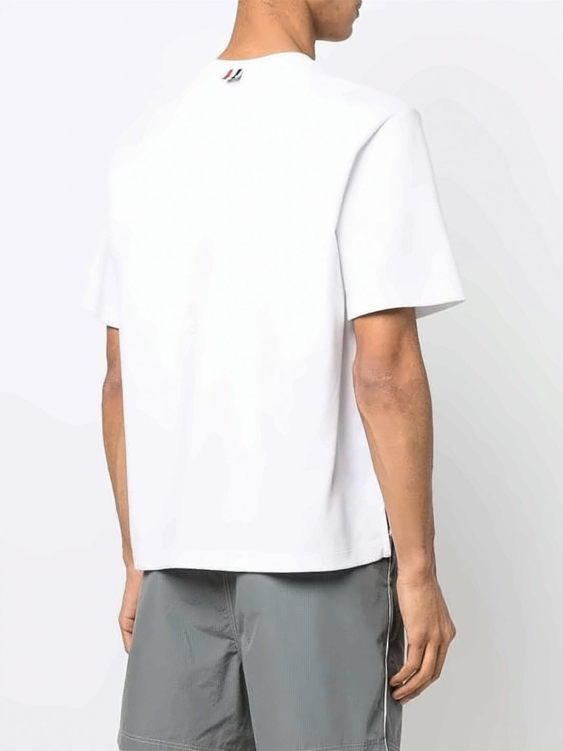 Short-Sleeved Boxy-Cut Cotton T-Shirt