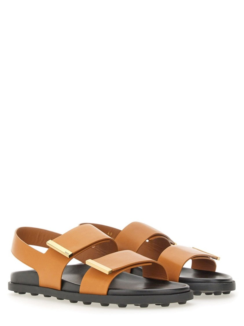 Brown Calfskin Sandals