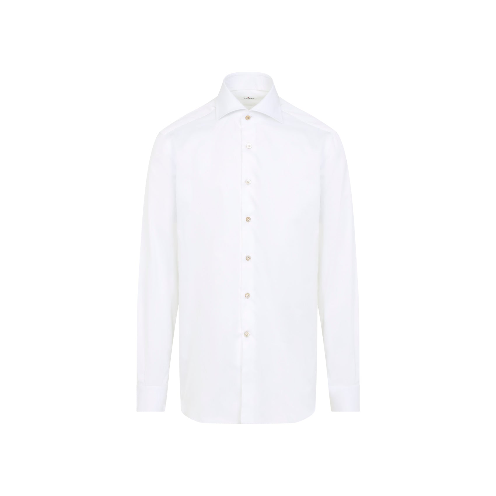 Whtie Cotton Classic Fit Shirt