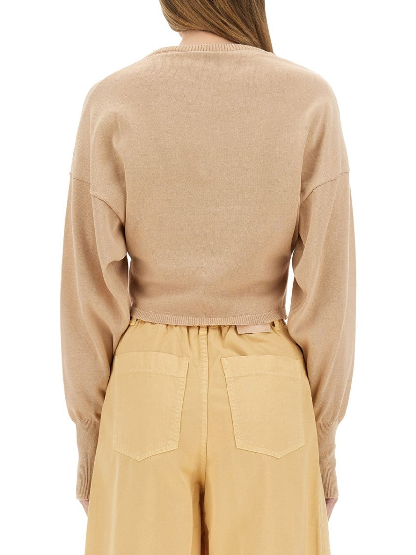 Cropped Knit Top