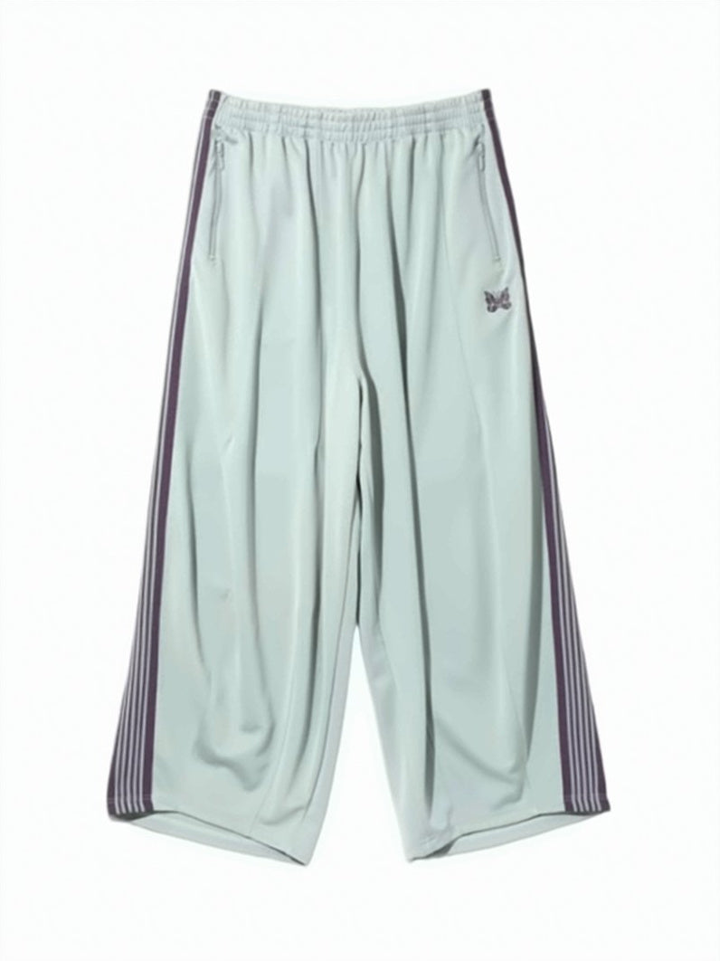 Relaxed-Fit Green Polyester Jogger Pants