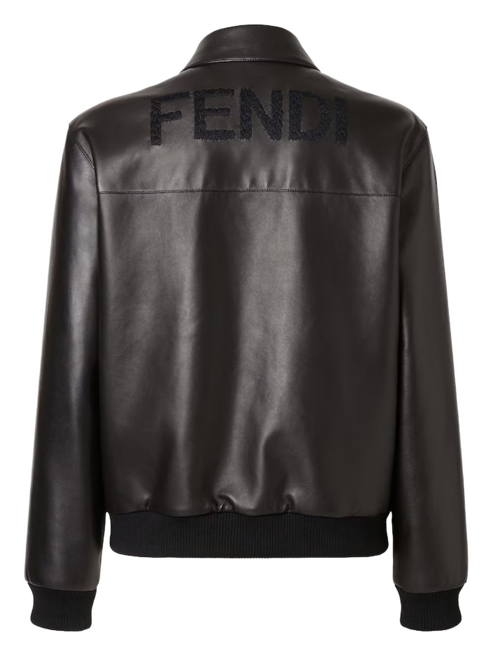 Soft Black Leather Blouson