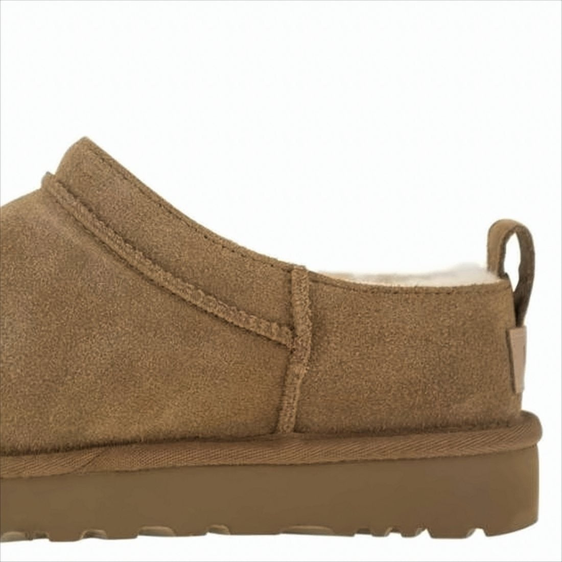 Soft Suede Mule with Lambskin Lining