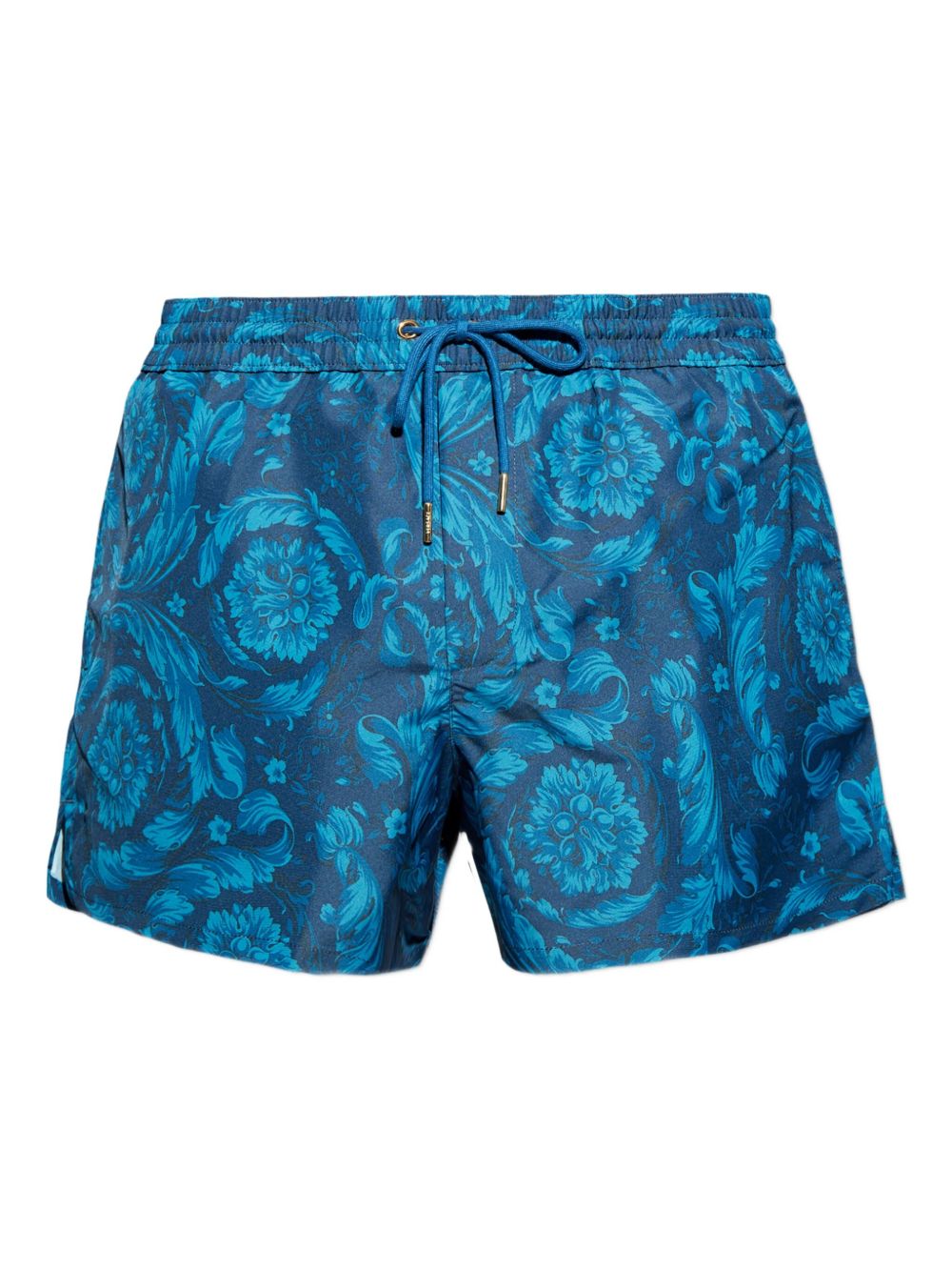 Ornamental Patterned Silk-Nylon Shorts