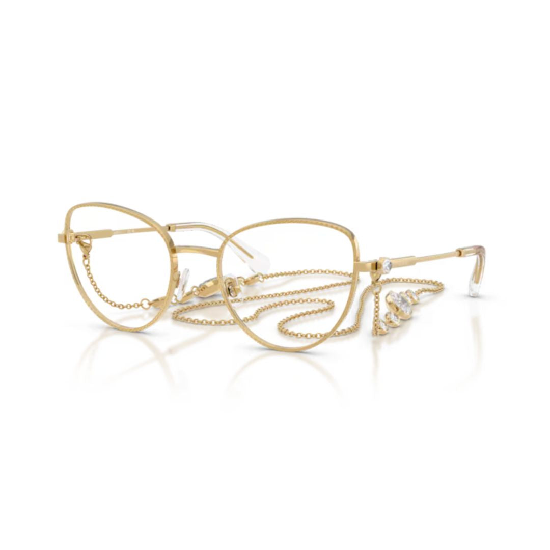 0sk1022 Gold-tone Cat-eye Eyeglasses