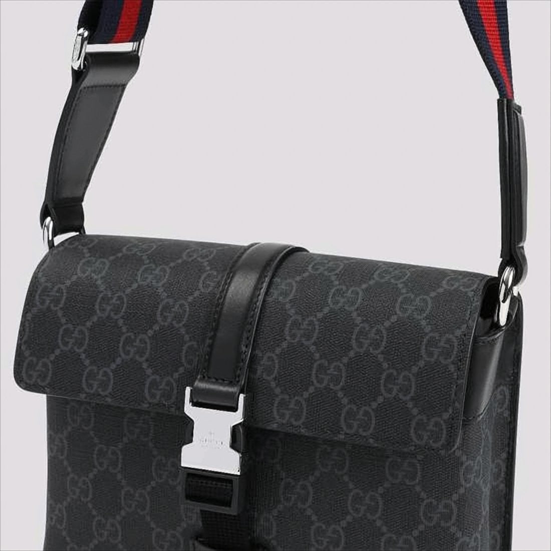 Canvas Monogram Crossbody Bag