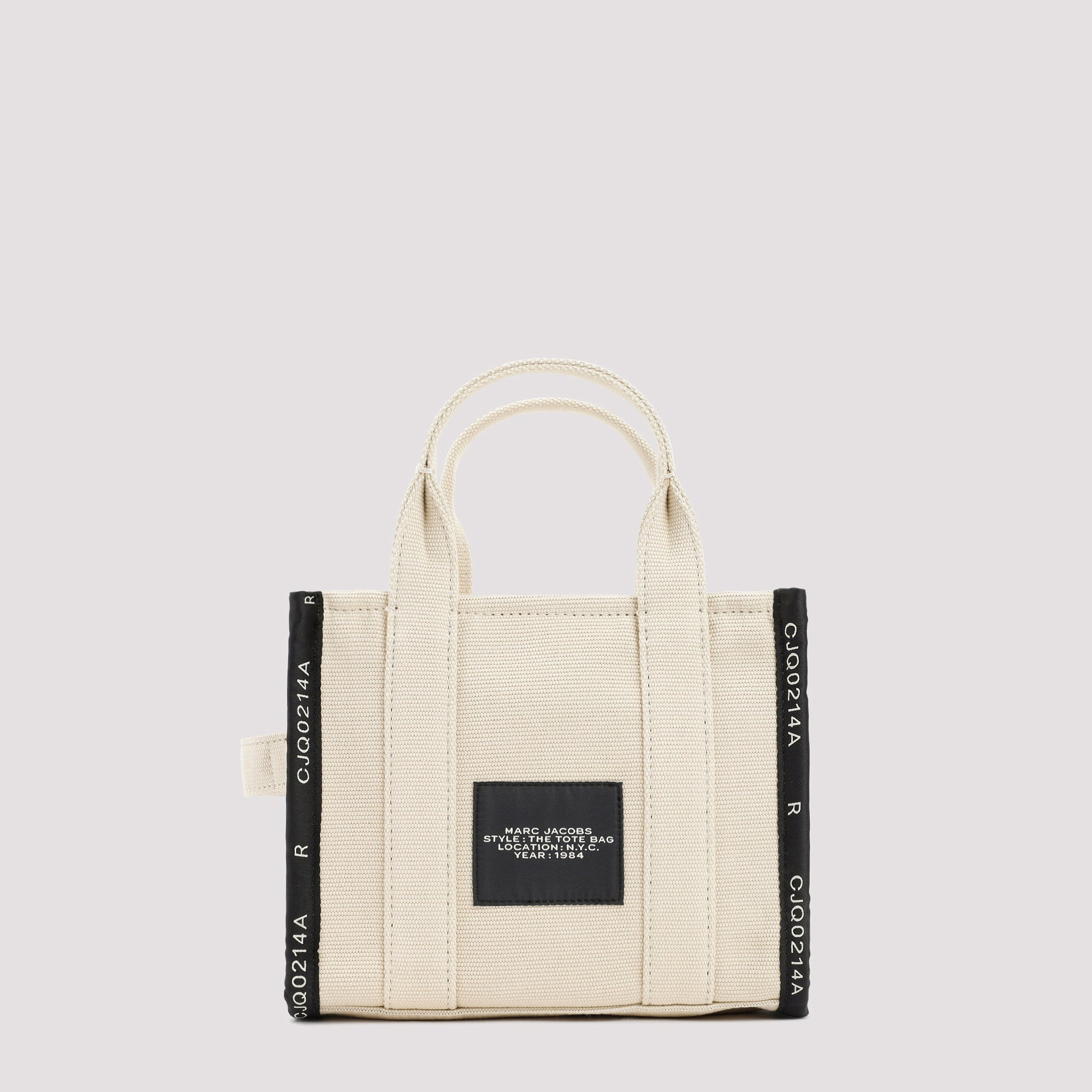 Small Structured Tote Bag With Adjustable Webbing Strap